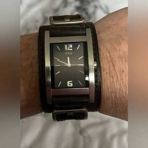 Men’s GUESS cuff watch (Great condition)